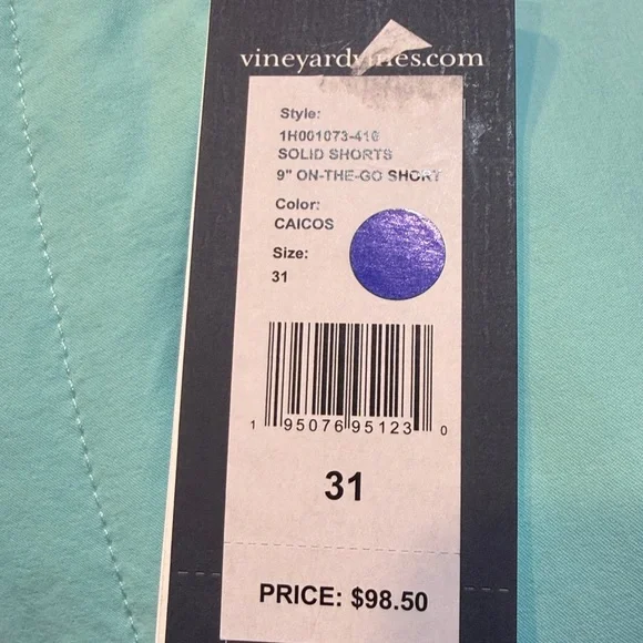 Vineyard Vines Performance On-The-Go 9” Shorts - Picture 3 of 4